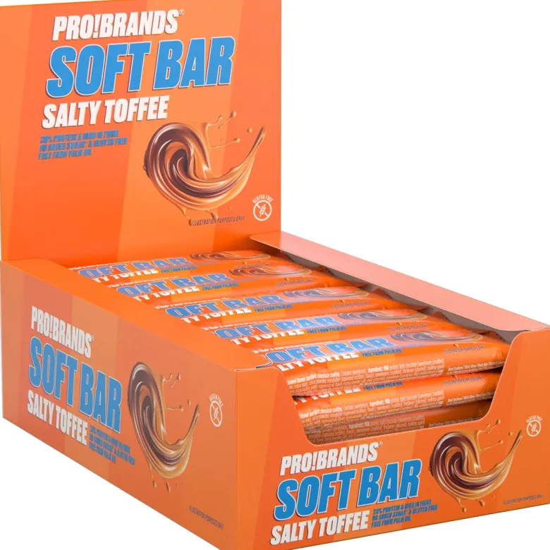 15 x Pro Brands Softbar 40 g Salty Toffee
