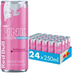 24 x Red Bull Energidryck 250 ml Pink Edition Sugarfree - Hallon