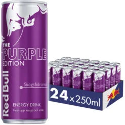 24 x Red Bull Energidryck 250 ml Purple Edition - Skogsbär