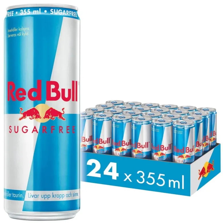 24 x Red Bull Energidryck Sugarfree 355 ml