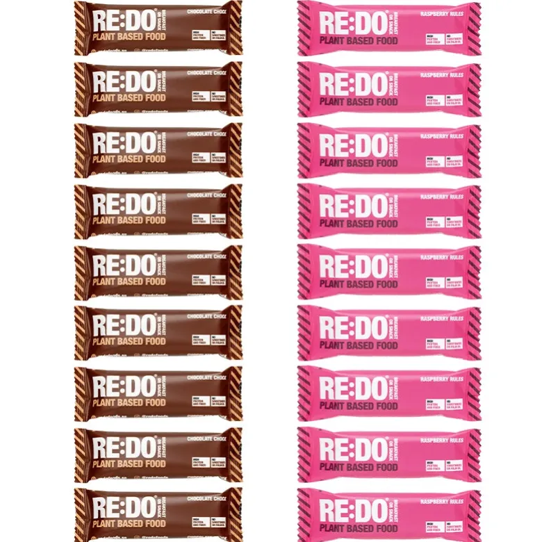 18 x REDO Bar 60 g Mixlåda