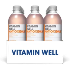 12 x Vitamin Well 500 ml Antioxidant Persika