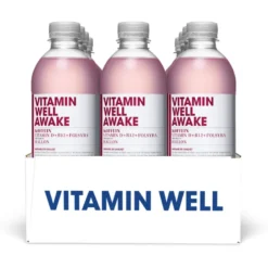 12 x Vitamin Well 500 ml Awake Hallon
