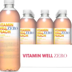 12 x Vitamin Well Zero 500 ml Peach