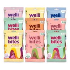9 x Wellibites Candy 70 g