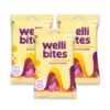 3 x Wellibites Candy 70 g Ananas-Passion & Svarta vinbär